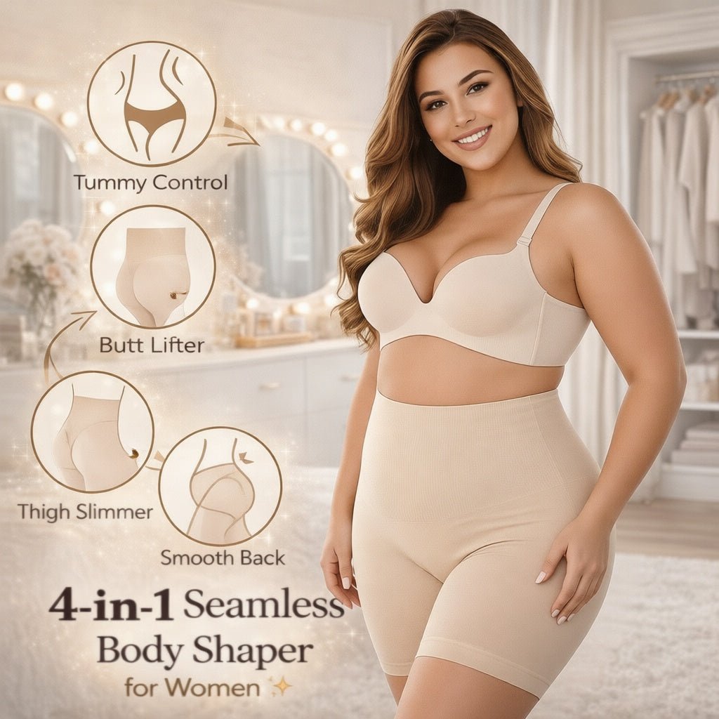 4 - in - 1 Seamless Body Shaper for Women⭐🔥 - Safesaaf