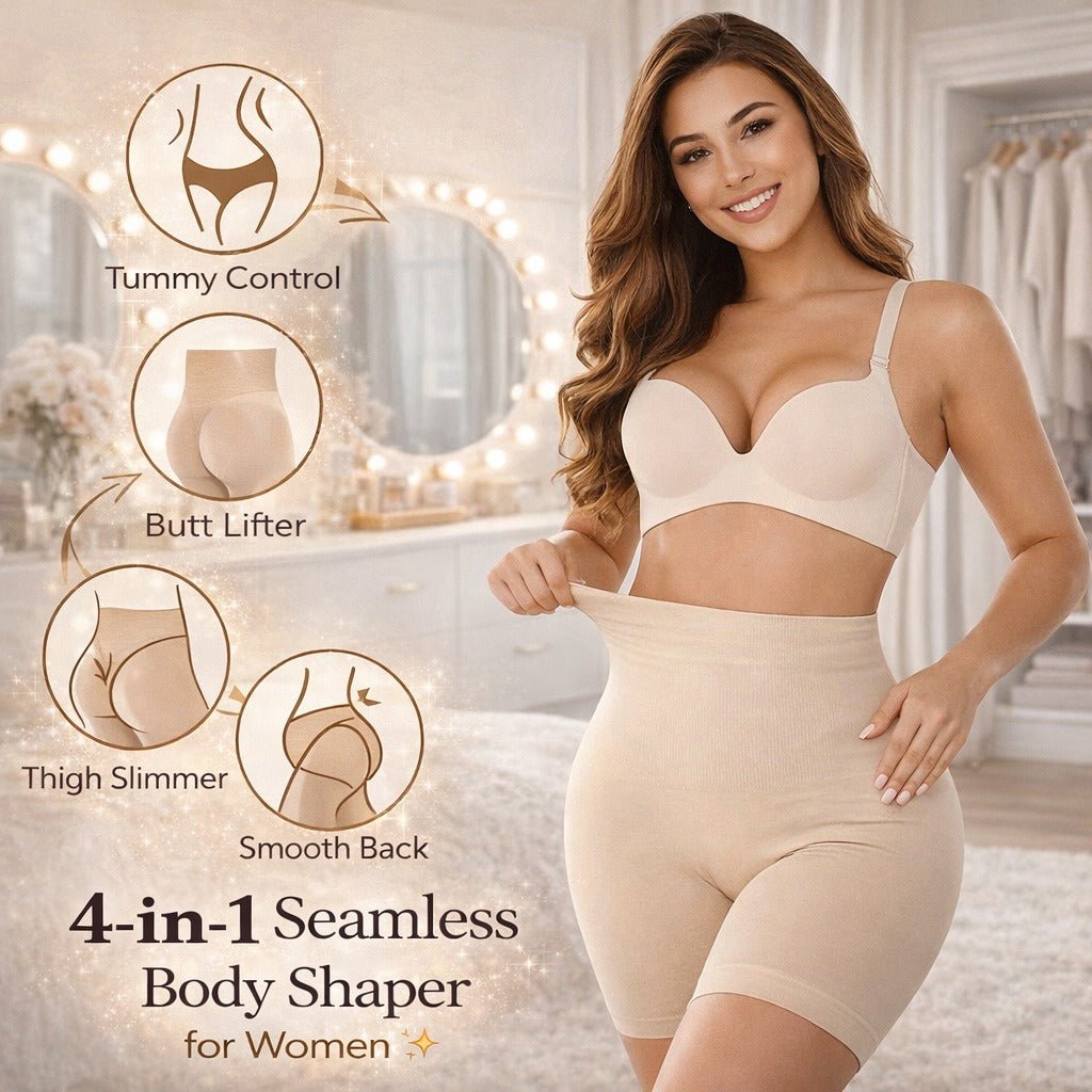4 - in - 1 Seamless Body Shaper for Women⭐🔥 - Safesaaf