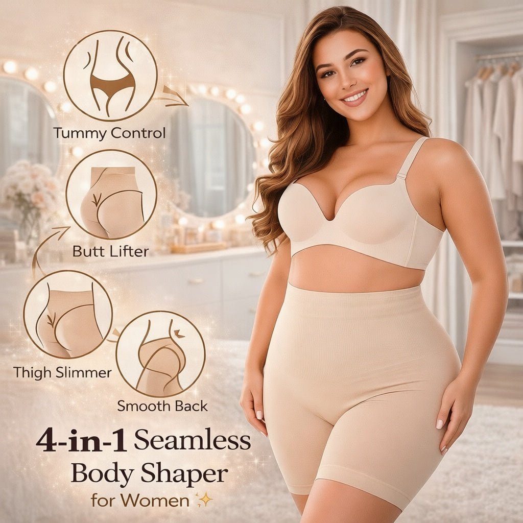 4 - in - 1 Seamless Body Shaper for Women⭐🔥 - Safesaaf