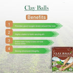 LECA Clay Balls (400gm) - Hydrotons Lightweight Expanded Clay