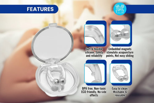 Anti Snoring Nose Clip Device - Safesaaf