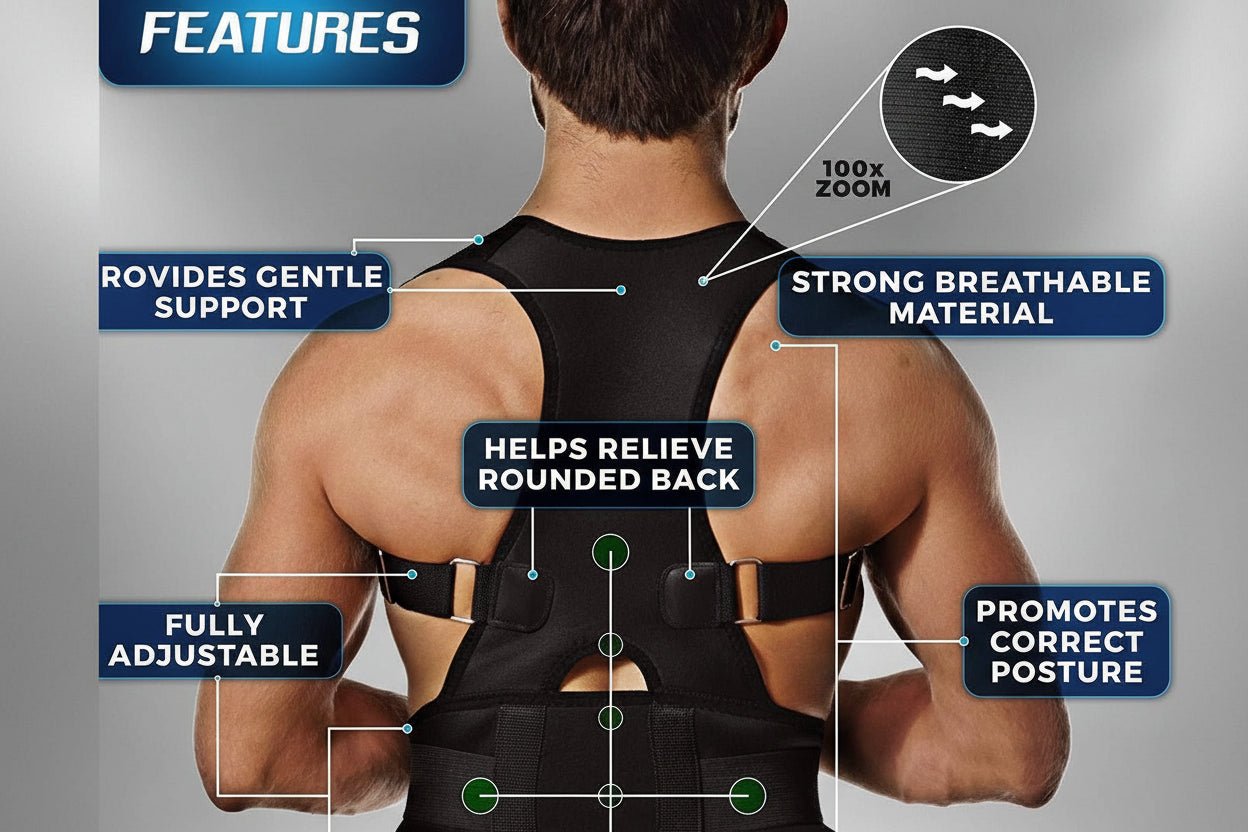 Posture Corrector Belt Unisex - Safesaaf