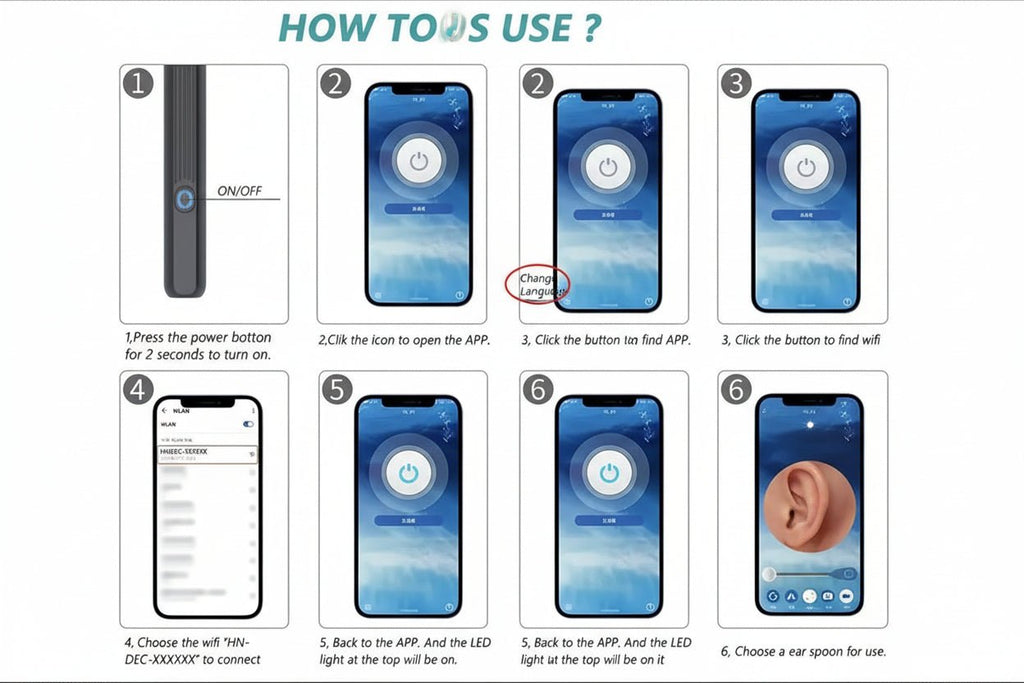 Smart Visual Ear Wax Cleaner - Safesaaf