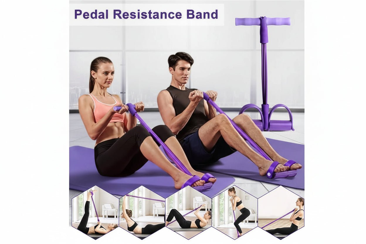 Yoga Pedal Puller Resistance Band - Safesaaf