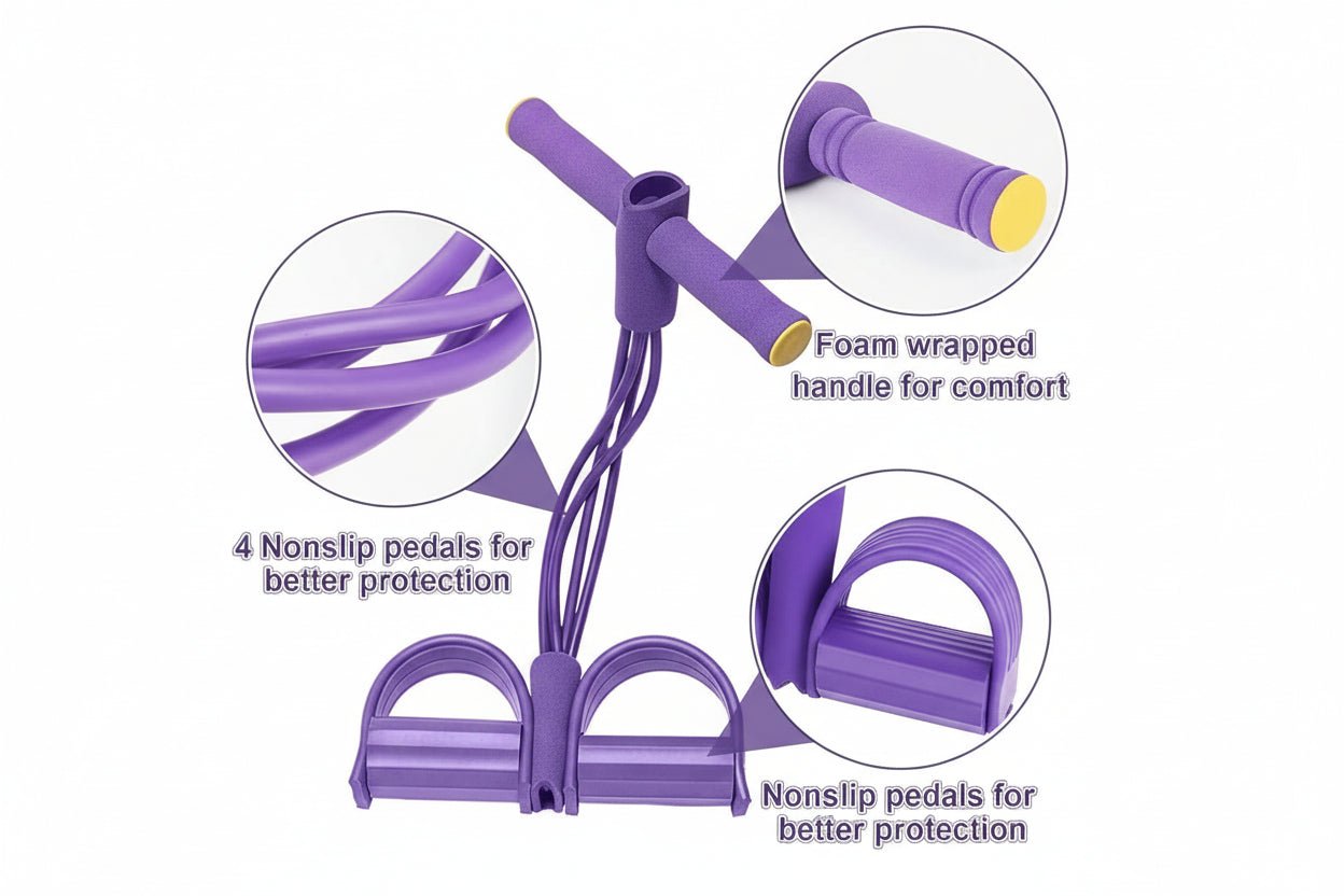 Yoga Pedal Puller Resistance Band - Safesaaf